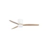 Ventilateur ALOA 18W LED Blanc, bois naturel  9952376