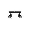 Plafonnier Salle de bain ALMA 2X10W LED GU10 Noir  9011315