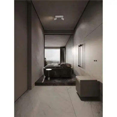 Plafonnier Salle de bain ALMA 2X10W LED GU10 Blanc NL_9011316 9011316 Plafonnier Salle de bain ALMA 2X10W LED GU10 Blanc NOVA LUCE 9011316