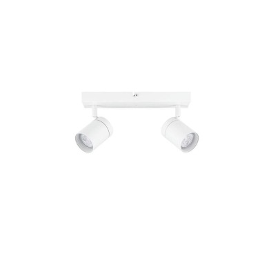 Plafonnier Salle de bain ALMA 2X10W LED GU10 Blanc  9011316