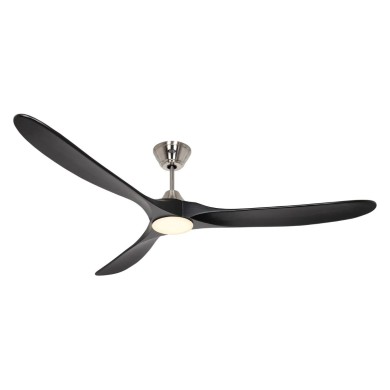 Ventilateur Plafond LED Genuino 180cm Chrome Noir CASAFAN 318061