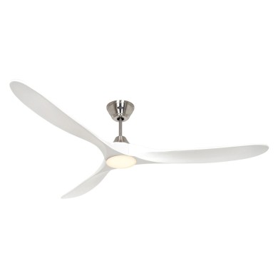 Ventilateur Plafond LED Genuino 180cm Chrome Blanc CASAFAN 318062