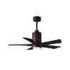 Ventilateur plafond avec télécommande Patricia 106cm Bronze ATLAS FAN PA5-TB-BK-42