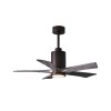 Ventilateur plafond bois Patricia 106cm Bronze ATLAS FAN PA5-TB-BW-42