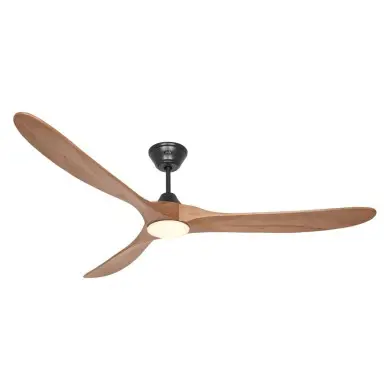 Ventilateur Plafond LED Genuino 180cm Noir Chêne CASAFAN 318070
