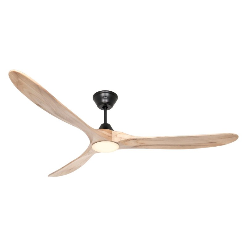 Ventilateur Plafond LED Genuino 180cm Noir Bois naturel CASAFAN 318074