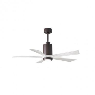 Ventilateur plafond avec lumière Patricia 132cm Bronze Blanc ATLAS FAN PA5-TB-MWH-52