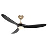Ventilateur Plafond LED Genuino 152cm Laiton Noir CASAFAN 315277