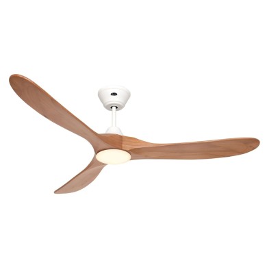 Ventilateur Plafond LED Genuino 152cm Blanc Chêne CASAFAN 315274