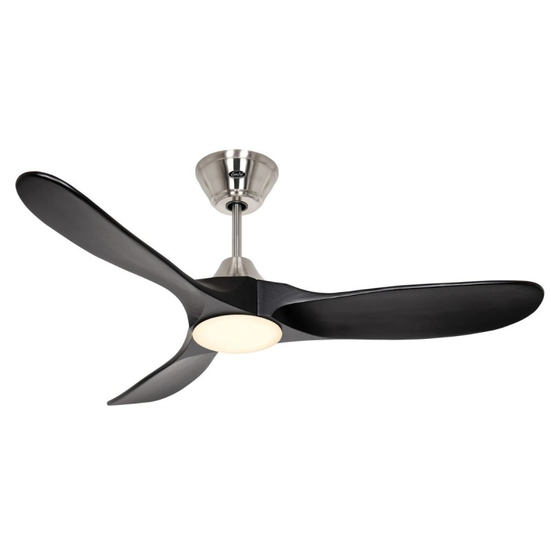 Ventilateur Plafond LED Genuino 122cm Chrome Noir CAS_312262 312262 Ventilateur Plafond LED Genuino 122cm Chrome Noir CASAFAN 312262