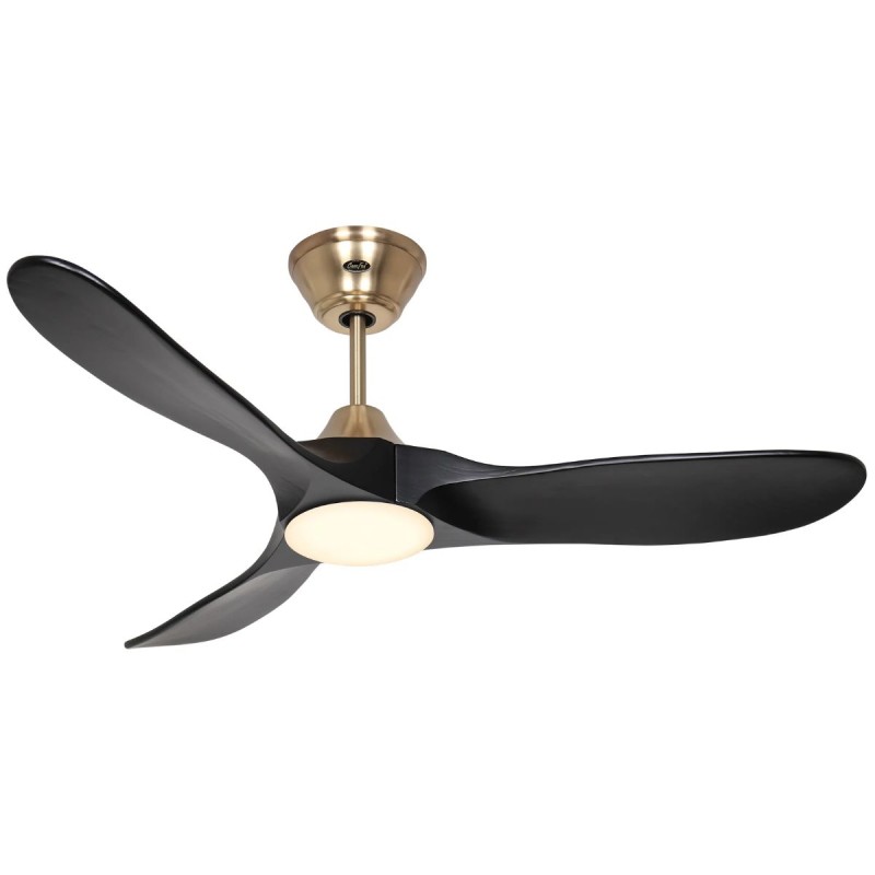Ventilateur Plafond LED Genuino 122cm Laiton Noir CAS_312277 312277 Ventilateur Plafond LED Genuino 122cm Laiton Noir CASAFAN 312277