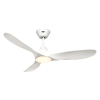 Ventilateur Plafond LED Genuino 122cm Blanc Blanc CASAFAN 312273