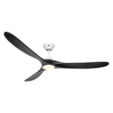 Ventilateur Plafond LED Genuino 180cm Blanc Noir CASAFAN 318076