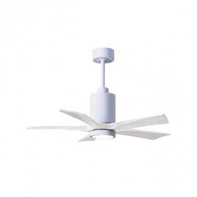 Ventilateur Plafonnier avec lumiere Patricia 106cm Blanc ATLAS FAN PA5-WH-MWH-42