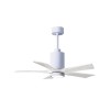 Ventilateur Plafonnier avec lumiere Patricia 106cm Blanc ATLAS FAN PA5-WH-MWH-42