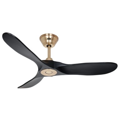 Ventilateur Plafond Genuino 122cm Laiton Noir CAS_312233 312233 Ventilateur Plafond Genuino 122cm Laiton Noir CASAFAN 312233