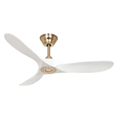 Ventilateur Plafond Genuino 122cm Laiton Blanc CASAFAN 312234