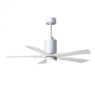 Ventilateur plafond avec lumière Patricia 132cm Blanc ATLAS FAN PA5-WH-MWH-52