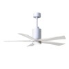 Ventilateur plafond avec lumière Patricia 132cm Blanc ATLAS FAN PA5-WH-MWH-52