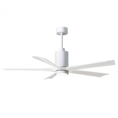 Ventilateur Plafond avec lampe Patricia 152cm Blanc ATLAS FAN PA5-WH-MWH-60