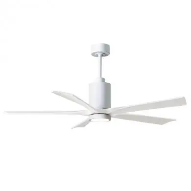 Ventilateur Plafond avec lampe Patricia 152cm Blanc ATLAS FAN PA5-WH-MWH-60