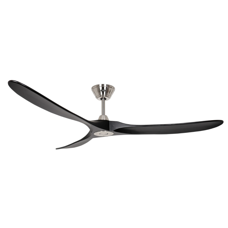 Ventilateur Plafond Eco Genuino 180cm Chromé Noir CAS_318023 318023 Ventilateur Plafond Eco Genuino 180cm Chromé Noir CASAFAN 318023