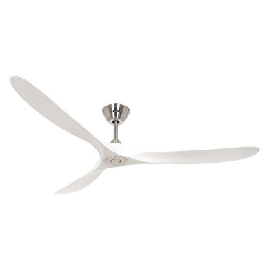 Ventilateur Plafond Eco Genuino 180cm Chromé Blanc CASAFAN 318024