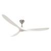 Ventilateur Plafond Eco Genuino 180cm Chromé Blanc CASAFAN 318024