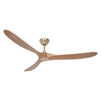 Ventilateur Plafond Eco Genuino 180cm Laiton Chêne CASAFAN 318034