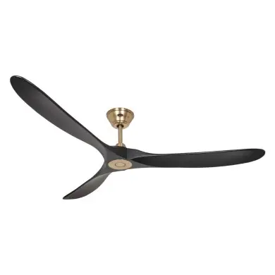 Ventilateur Plafond Eco Genuino 180cm Laiton Noir CASAFAN 318032