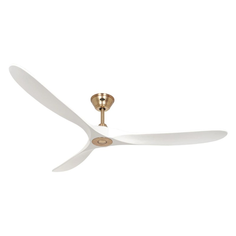 Ventilateur Plafond Eco Genuino 180cm Laiton Blanc CAS_318033 318033 Ventilateur Plafond Eco Genuino 180cm Laiton Blanc CASAFAN 318033
