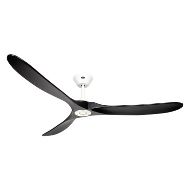 Ventilateur Plafond Eco Genuino 180cm Blanc Noir CASAFAN 318029