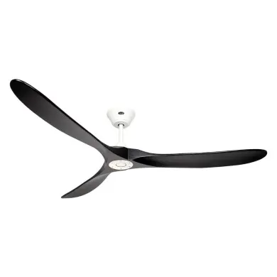 Ventilateur Plafond Eco Genuino 180cm Blanc Noir CASAFAN 318029