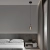 Suspension ALISH 8W LED Noir, fumé  9416965