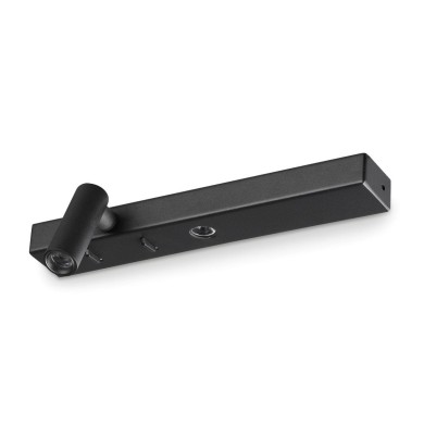 Applique BONNE NUIT 6,5W LED Noir Gauche  336787