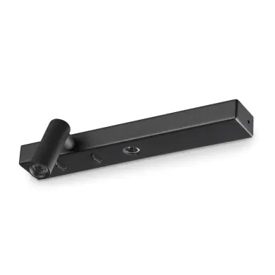 Applique BONNE NUIT 6,5W LED Noir Gauche  336787