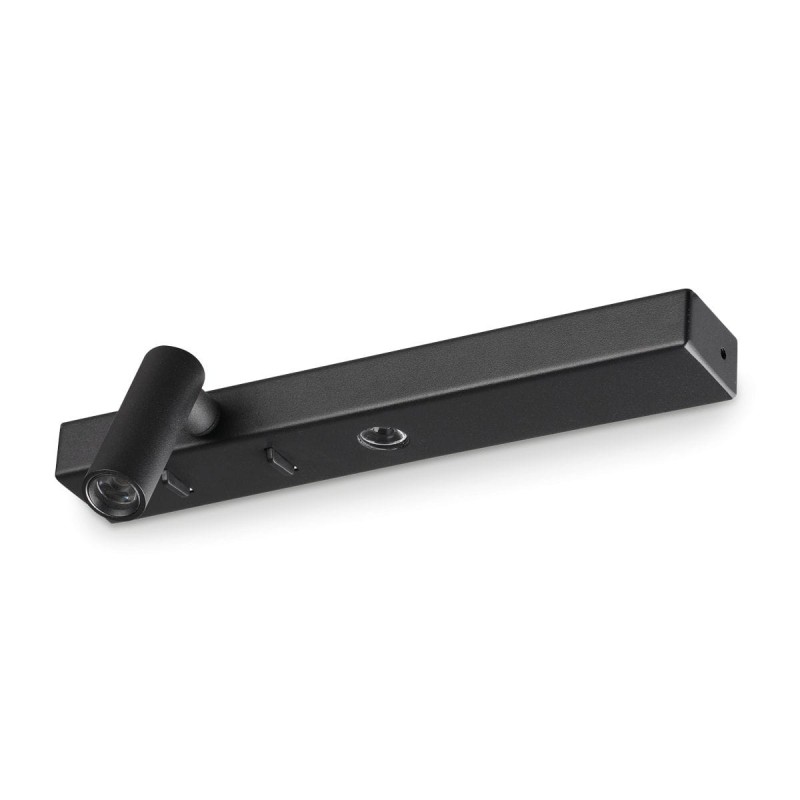 Applique BONNE NUIT 6,5W LED Noir Gauche  336787