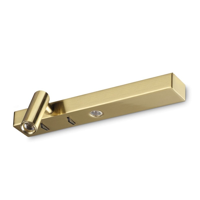 Applique BONNE NUIT 6,5W LED Laiton Gauche  336800