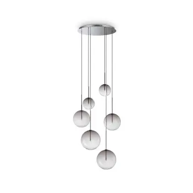 Suspension EQUINOXE 2W G4 Fumé D650 IDEAL LUX 345413