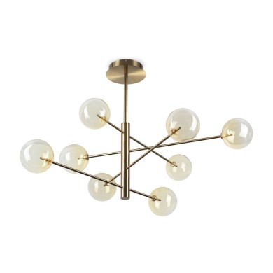 Suspension EQUINOXE 2W G4 Ambré D1280  345420