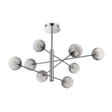 Suspension EQUINOXE 2W G4 Fumé D1280 IDEAL LUX 345437