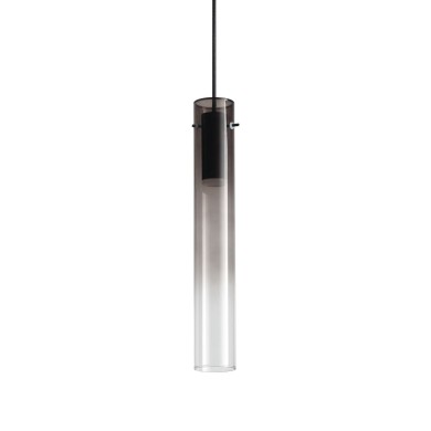 Suspension FLAM 10W LED Transparent et noir  345512