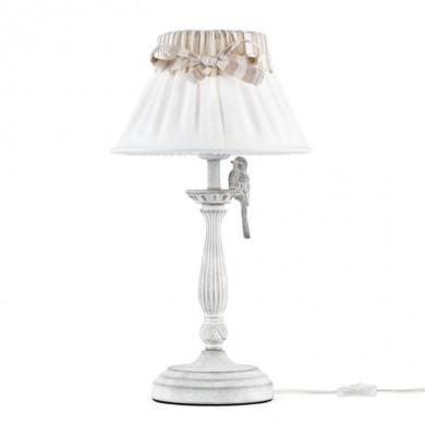 Lampe à poser Bird Blanc Antique 1x40W E27 MAY_ARM013-11-W ARM013-11-W Lampe à poser Bird Blanc Antique 1x40W E27 MAYTONI ARM013-11-W