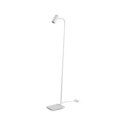 Lampadaire GINGER 28W GU10 Blanc H1220 IDEAL LUX 326665