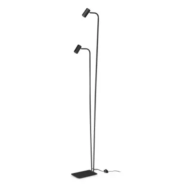 Lampadaire GINGER 28W GU10 Noir H2115 IDEAL LUX 326672