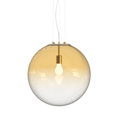 Suspension MAPA CLEAR 42W E27 Ambre H750  346571
