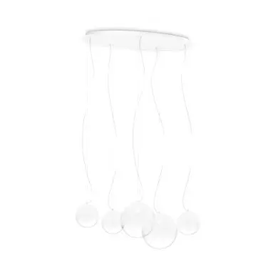 Suspension MAPA CLEAR 42W E27 Transparent H540 IDEAL LUX 346632