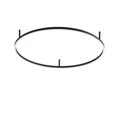 Plafonnier ORACLE SLIM 53W LED Noir 2700K IDEAL LUX 341965