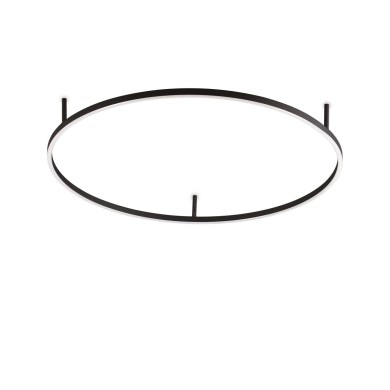 Plafonnier ORACLE SLIM 53W LED Noir 4000K  341989