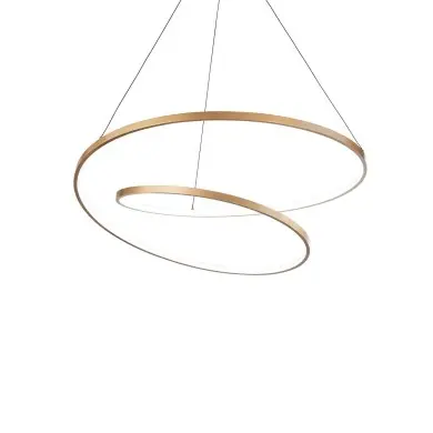 Suspension OZ 47W LED Laiton 2700K IDEAL LUX 342368